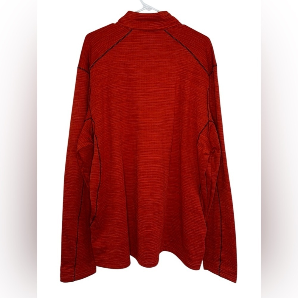 Stormtech Base Layer Thermal 1/4 Zip Pullover Fire Orange Men's Size 3XL Outdoor - Picture 2 of 11